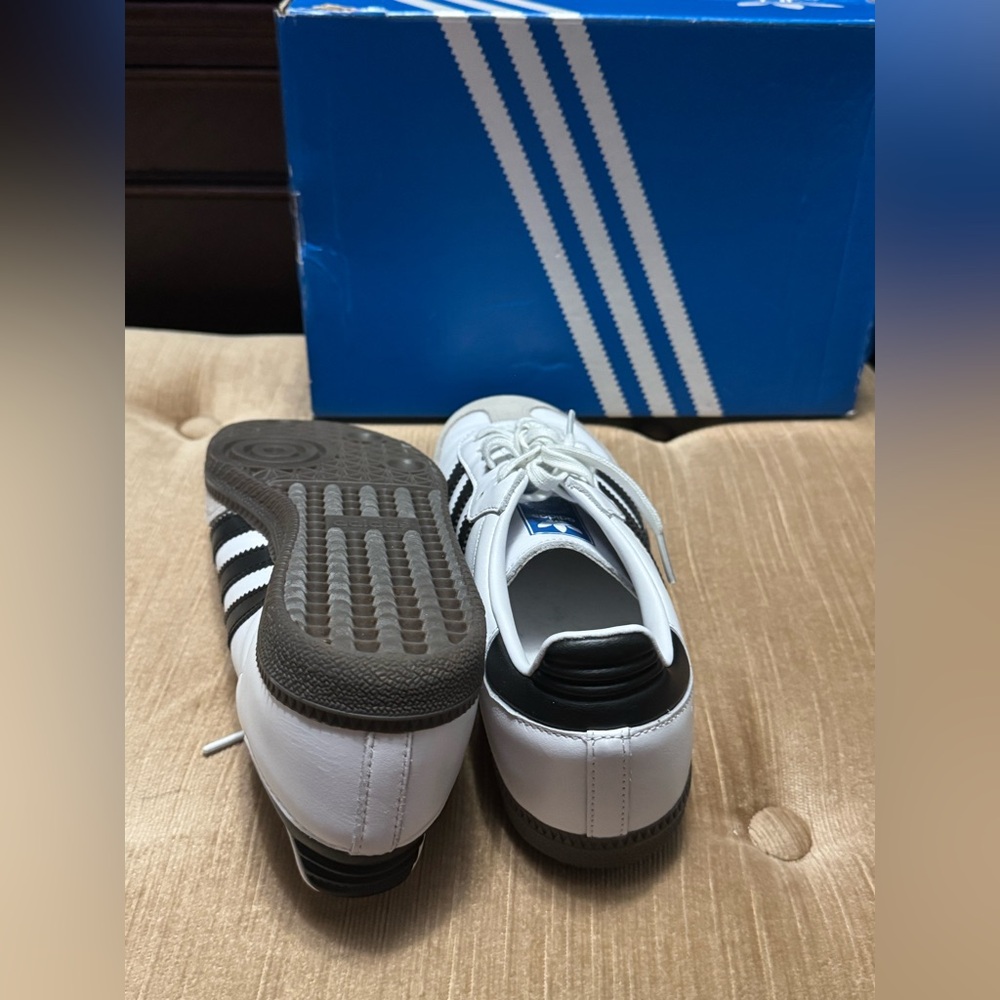 Adidas Samba White and Black Classic Sneakers